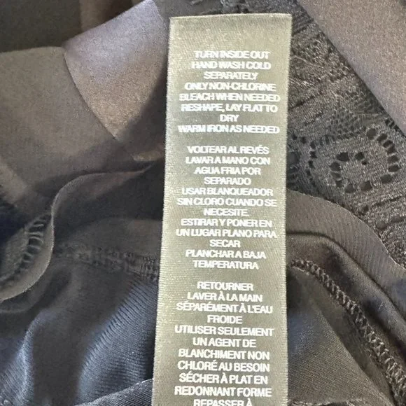 WHBM Black Tiered Halter Top - Picture 11 of 11